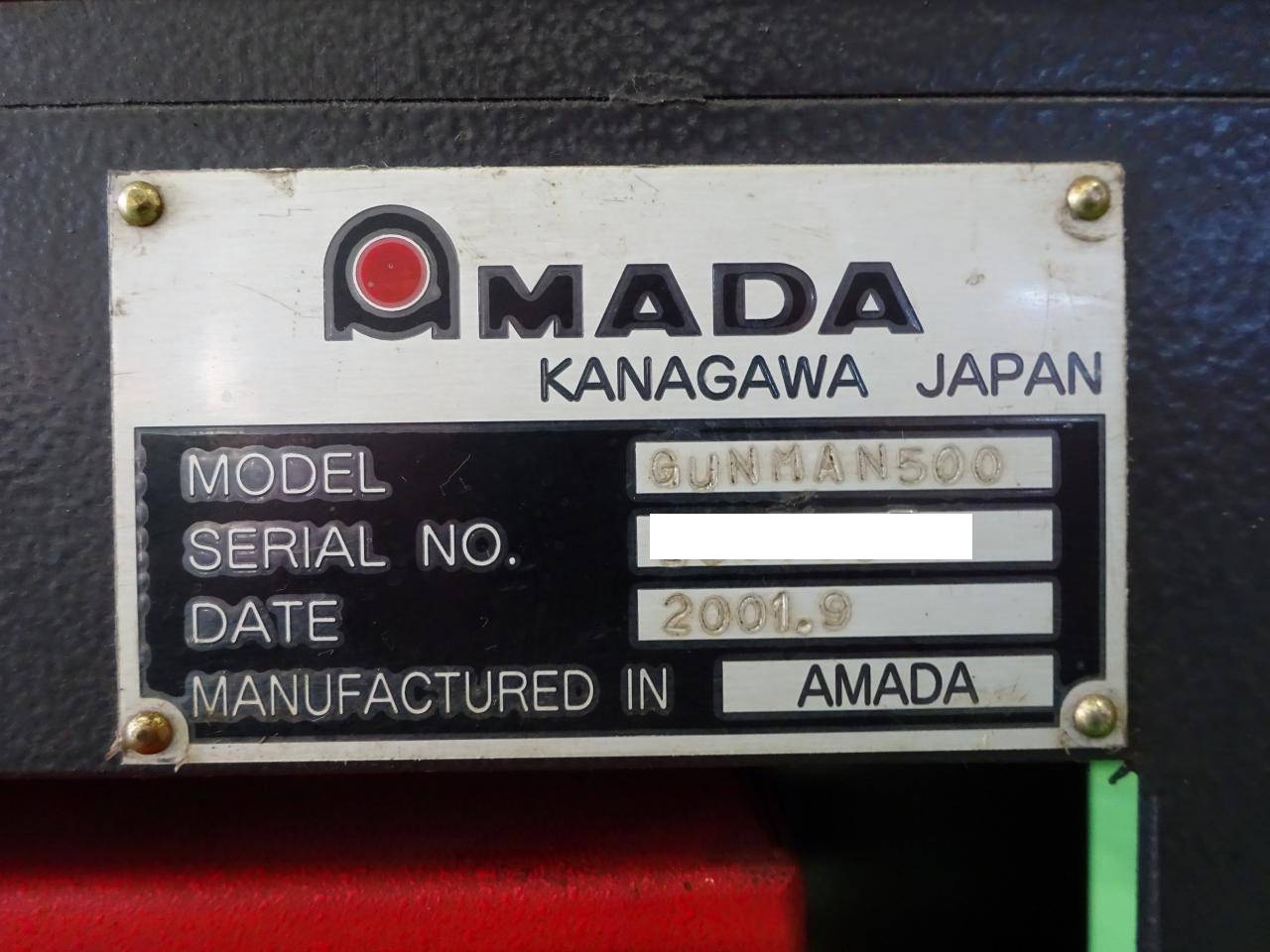 アマダ スタッド溶接機 GUNMAN500