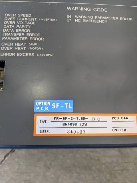 三菱 主軸インバーター FR-SF-2-7.5K-BC | マシンライフ