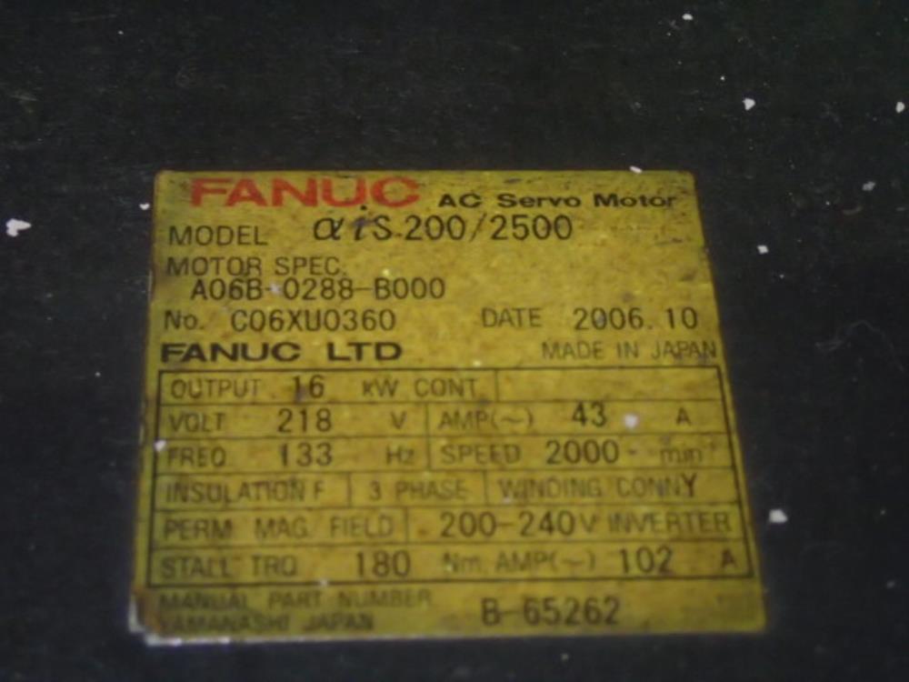 ファナック 電装品 αis-200/2500