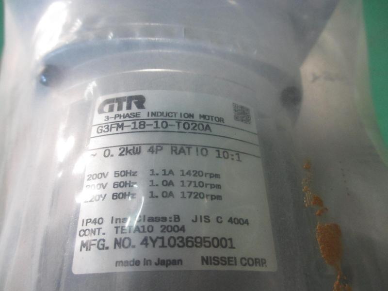 ニッセイ ギヤモータ G3fm-18-10-T020A