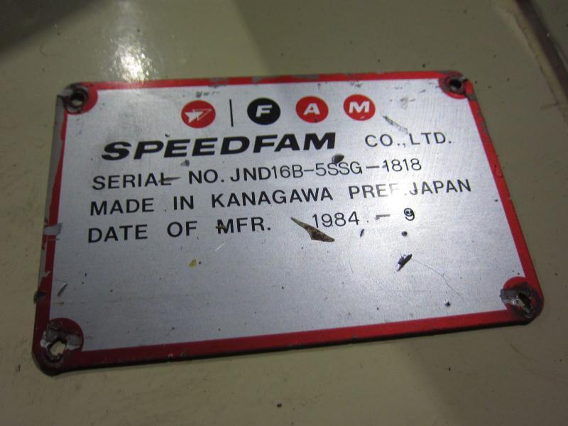 スピードファム(Speedfam) 両面ポリッシュ盤 JND1100