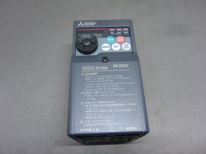三菱電機 インバータ FR-D720-0.2K | マシンライフ