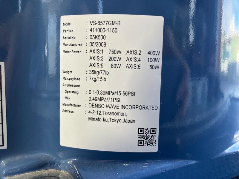 デンソーウェーブ ロボット VS-6577GM-B