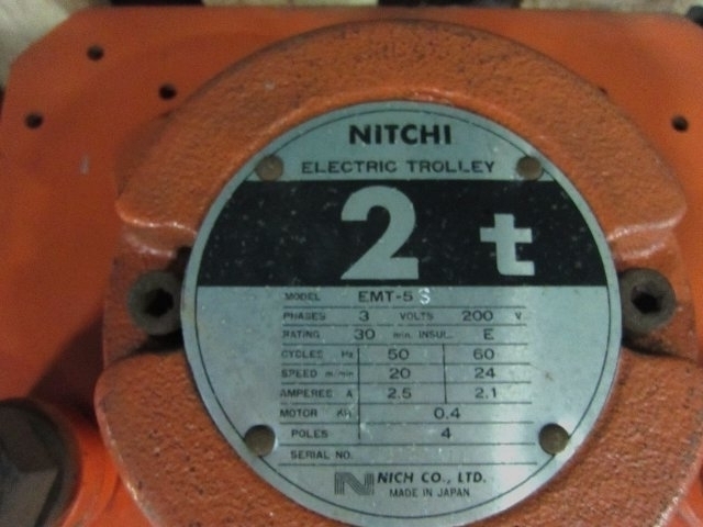 NITCHI 電気チェーンブロック EC-3S 1000kg　3相200V 50/60Hz ニッチ EC-3S 1000kg 電動チェーンブロック : 無限堂あいちヤフー