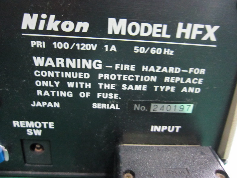 ニコン(Nikon) 顕微鏡用露出コントローラー HFX
