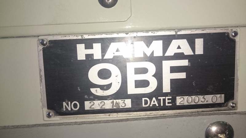 浜井産業(ハマイ) 両面ラップ盤 9BF