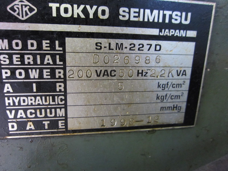 東京精密 内周刃 S-LM-227D