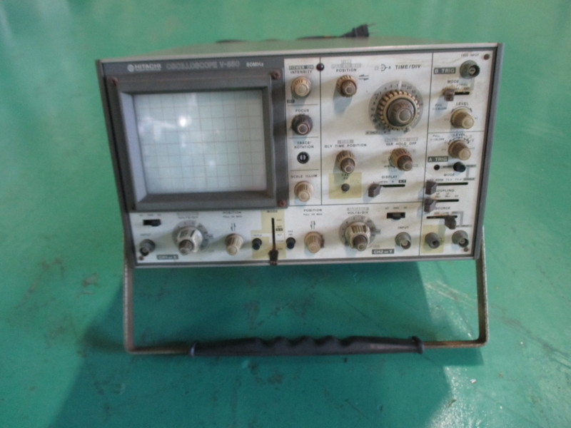 日立電子 オシロスコープ V-550