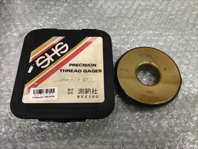 SHS ネジリングゲージ M33R1.5