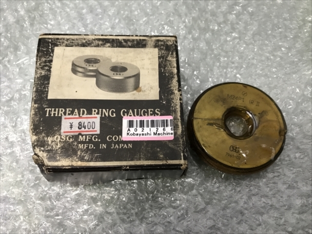 OSG ネジリングゲージ M24P1