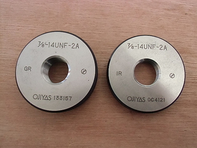 オヂヤセイキ ネジリングゲージ 7/8-14UNF-2A