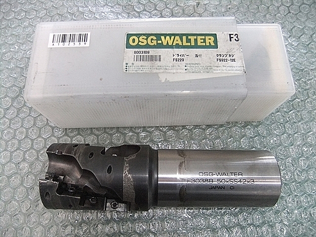 OSG スローアウェイエンドミル F3038B 50×SS42×3