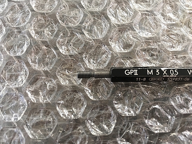 第一測範 ネジプラグゲージ M3P0.5