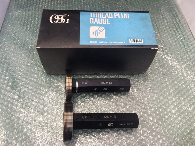 OSG ネジプラグゲージ M80P1.5