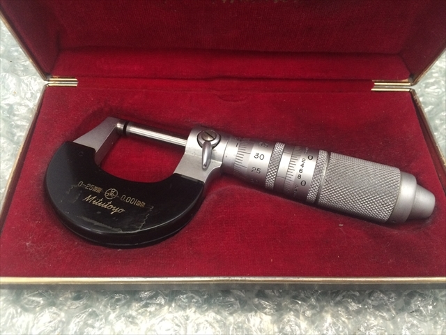 MITUTOYO｜ミツトヨ 外側マイクロメーター M210-25 | マシンライフ