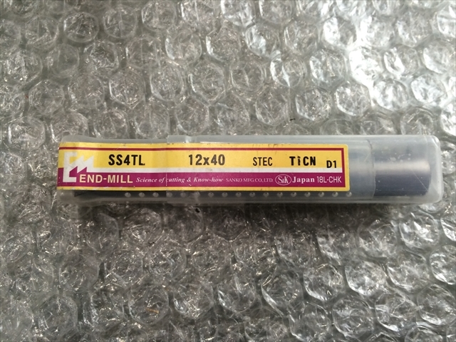 S&K エンドミル 新品 SS4TL 12×40