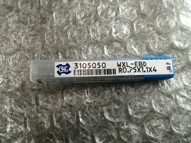 OSG エンドミル 新品 WXL-EBD R0.25×1.1×4