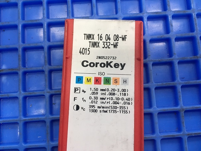 チップ 新品 TNMX160408-WF 4015