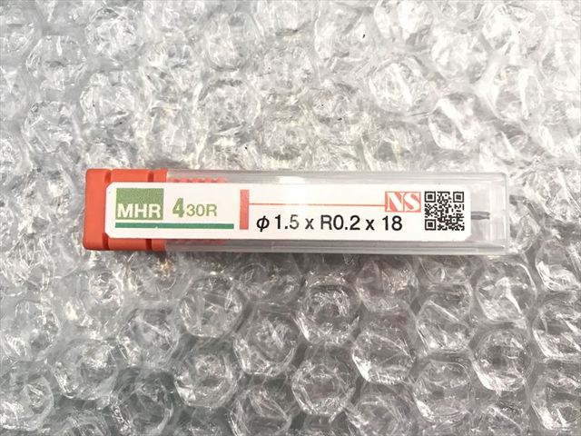 NS TOOL エンドミル 新品 MHR430R φ1.5×R0.2×18