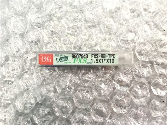 OSG エンドミル 新品 FXS-RB-TPE 1.5×1°×10