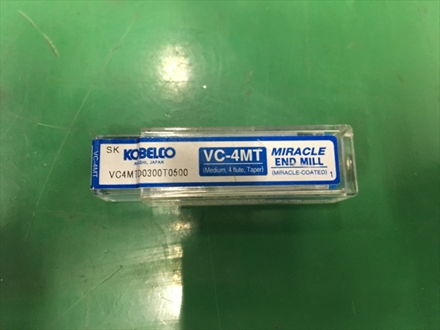コベルコ,KOBELCO エンドミル VC-4MT 3×5°
