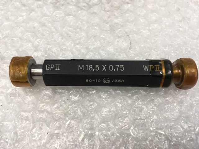 ネジプラグゲージ M18.5×0.75