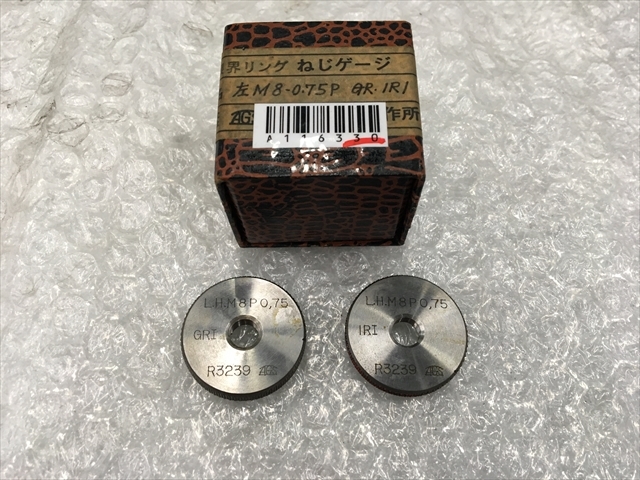 ネジリングゲージ 左 M8P0.75