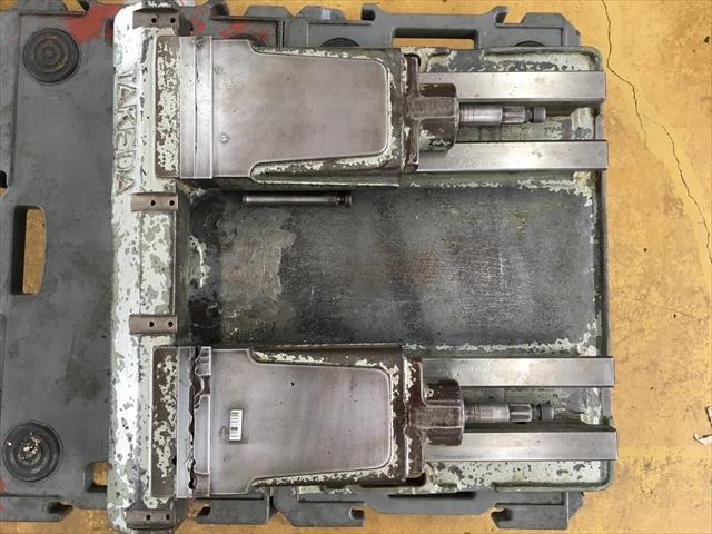 武田機械 並列油圧2連バイス