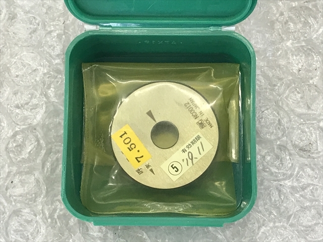 新潟精機 リングゲージ φ7.5