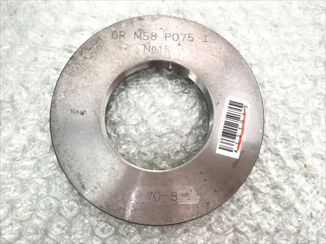 OKS ネジリングゲージ M58 P0.75 エ