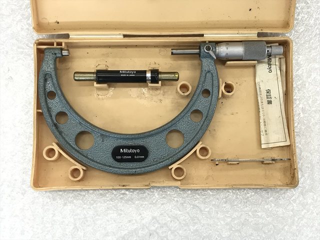 ミツトヨ 外側マイクロメーター OM-125(103-141)