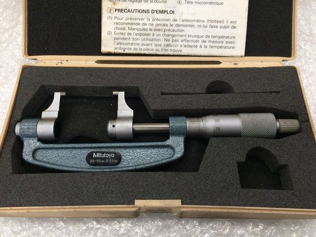 ミツトヨ キャリパー形外側マイクロ OMP-50(No.143-102)