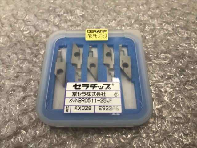 京セラ スローアウェイチップ 新品 XVNBR0511-25WF