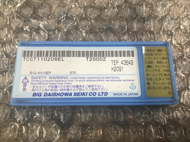 BIG,大昭和精機 チップ 新品 TCGT110208EL