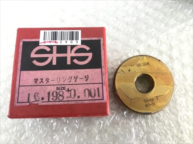 SHS リングゲージ 新品 Φ16.198