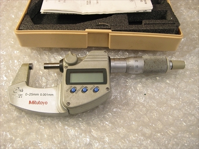 ミツトヨ デジタル外側マイクロメーター MDC-25M(293-421-20) | マシン