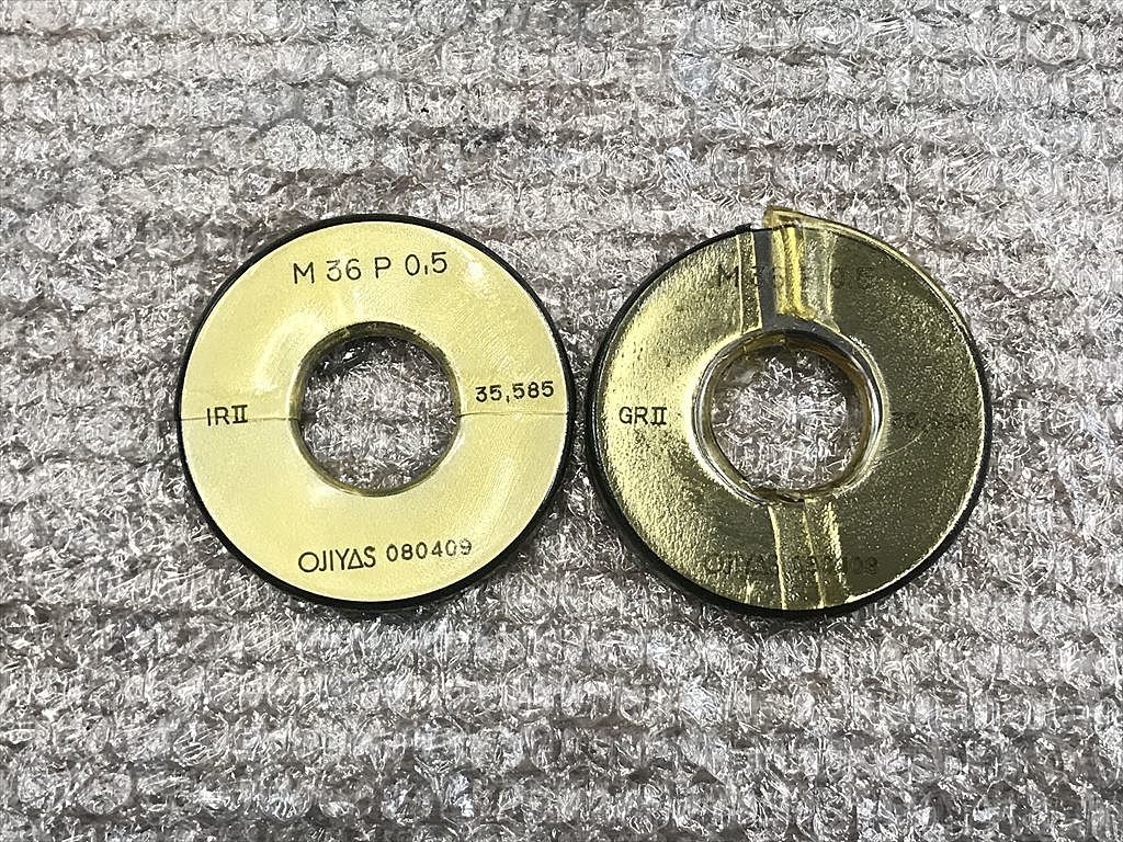 OJIYAS ネジリングゲージ M36P0.5