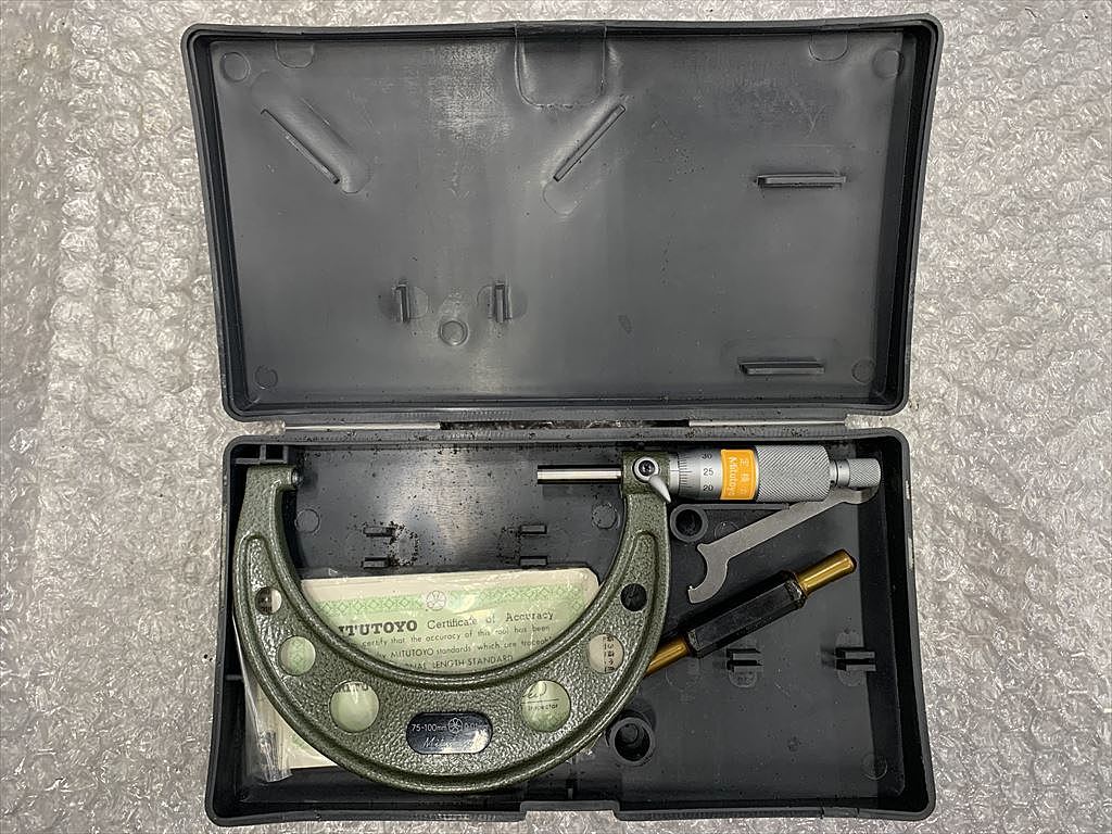 ミツトヨ 片球面マイクロメーター BMS-100W