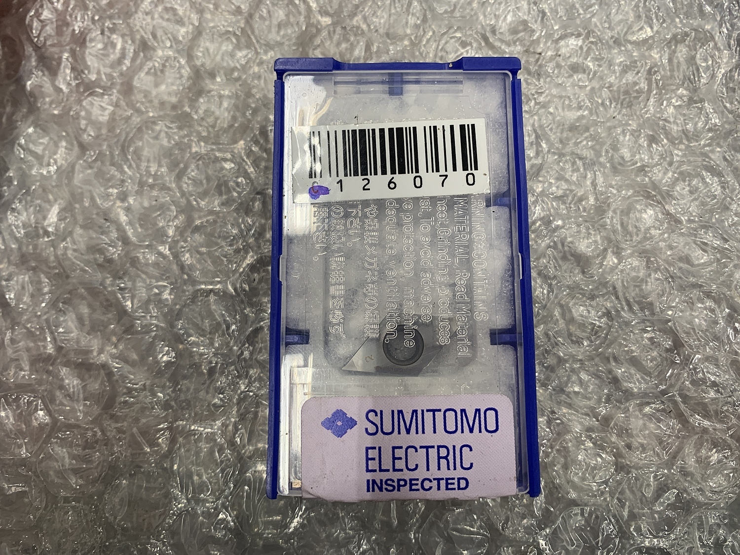 住友電工(イゲタロイ) チップ 新品 2NC-DCGW11T302