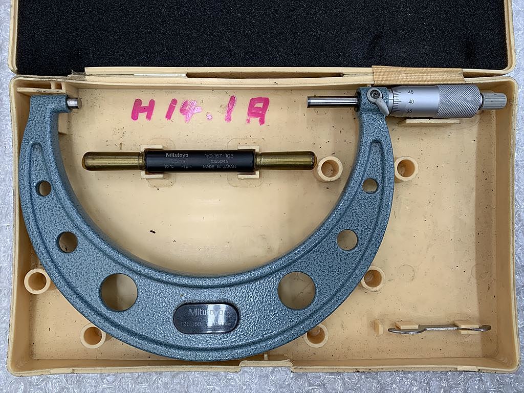 ミツトヨ 外側マイクロメーター OM-150(103-142)