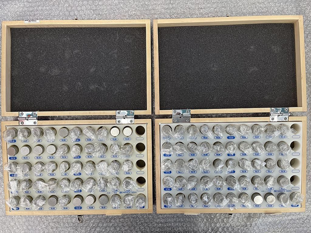 新潟精機 ピンゲージセット AA-19A/AA-19B