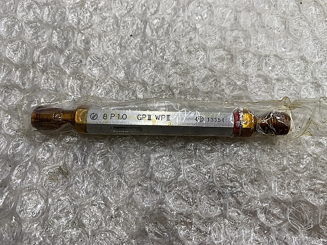 ツガミ ネジプラグゲージ 8P1.0