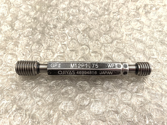 オヂヤセイキ ネジプラグゲージ M12P1.75