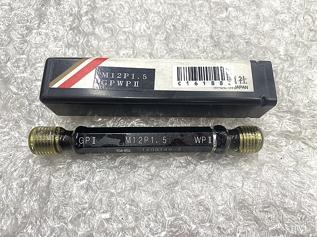 測範社 ネジプラグゲージ M12P1.5