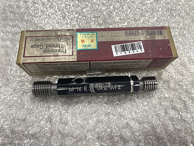 第一測範 ネジプラグゲージ M16P2.0