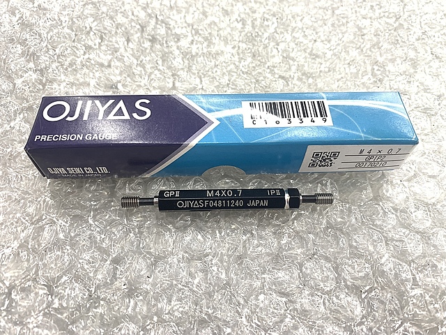 オヂヤセイキ ネジプラグゲージ M4P0.75