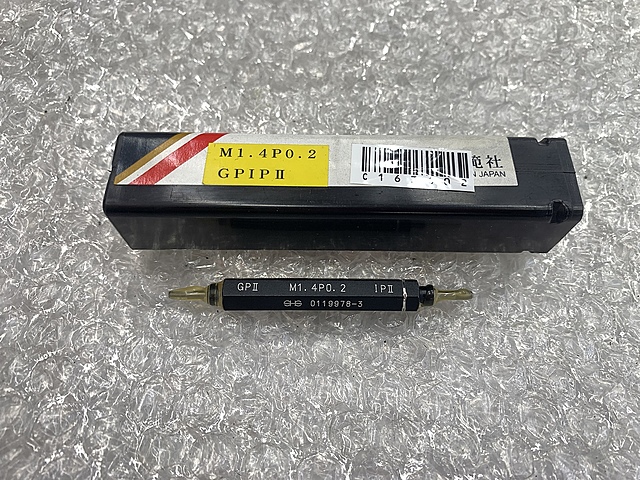 測範社 ネジプラグゲージ M1.4P0.2