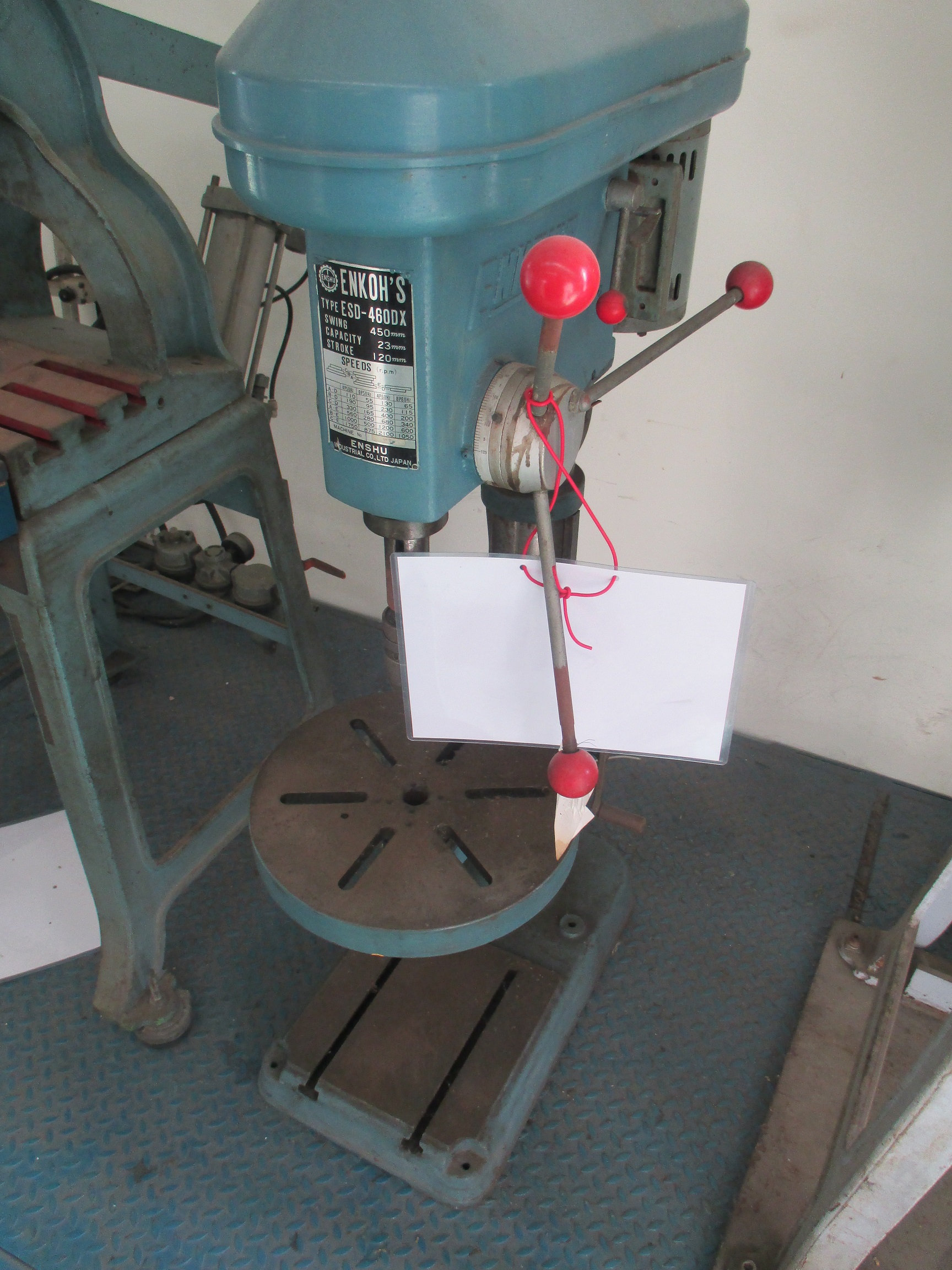 遠州 卓上ボール盤(タイにて在庫） ESD460DX