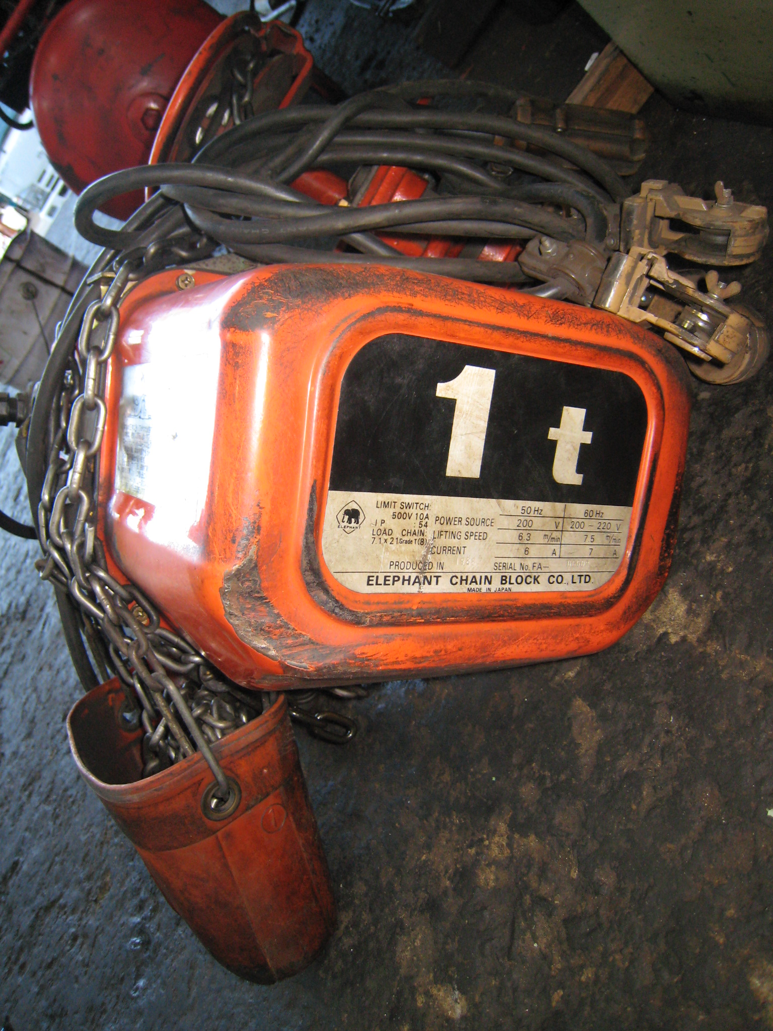 象印 1Tチェーンブロック FA