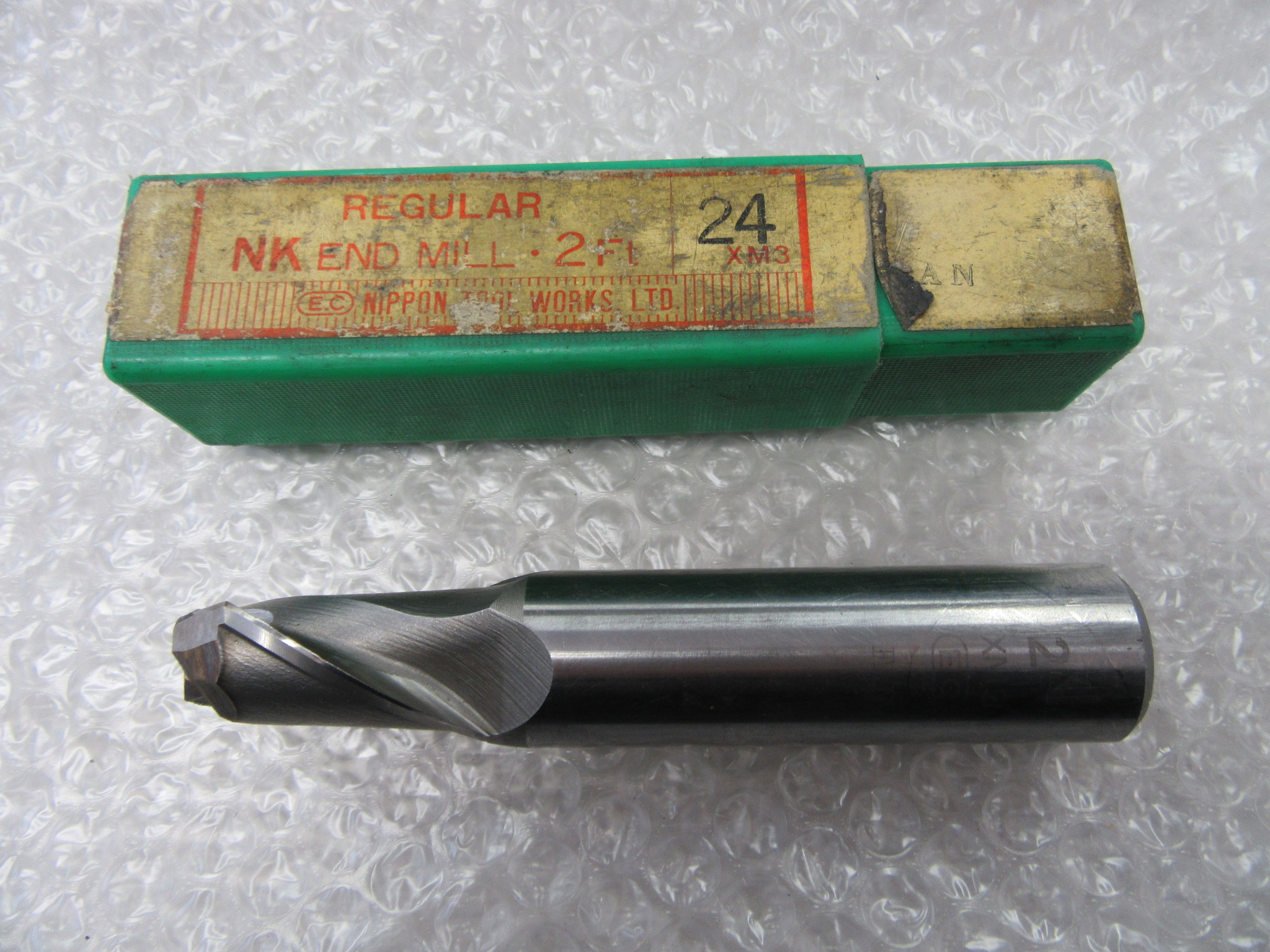 NIPPON TOOLS/日本ツール NKエンドミル2枚刃・レギュラー刃長 φ24 XM3 E.C